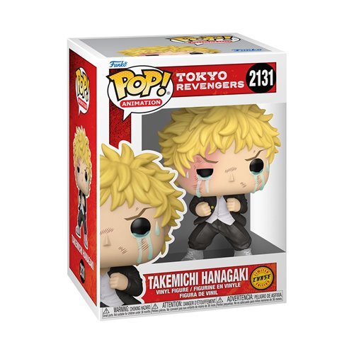 Funko Pop! Animation Tokyo Revengers – Takemichi Hanagaki Vinyl Figure #2131, 4.5 Inches, Anime Collectible, CHASE Variant Bundled with Display Box Protector Case - Estimated Arrival: Nov. 2025 (PRE-SALE)