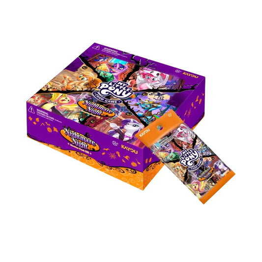 Kayou My Little Pony S03 Nightmare Night Booster Box | My Little Pony Trading Card Game Booster Display | 20 Packs Per Box, 5 Cards Per Pack | Collectible TCG Cards (PREORDER - Release Date September 25, 2026)