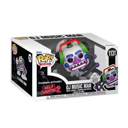 DJ Music Man #1131 Funko Pop! Games Five Nights at Freddys: Help Wanted 2 - Approx. 3 1/4" Collectible Vinyl Figure - Estimated Arrival: Nov. 2025 (PRE-SALE)
