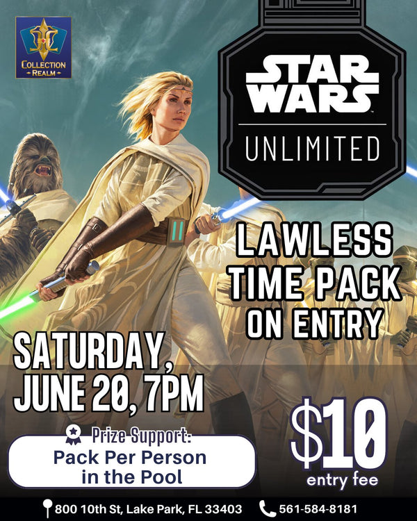 Star Wars Unlimited Tournament – June 20, 2026 (Saturday 7PM)