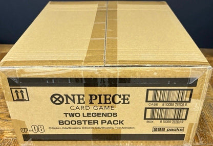 One Piece TCG OP08 Two Legends English Booster Box Case Collectible Card Game