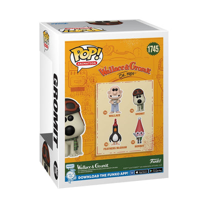 Funko Pop! Animation: Wallace and Gromit Wave 3 - Collectible Vinyl Figure - Wallace #1744, Gromit #1745, Feathers McGraw #1746, and Norbot #1747 - Set of 4