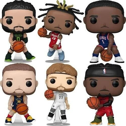 NBA City Edition 2024 Wave 16 Funko Pop! Basketball - Set of 6 - Stephen Curry #205, Luka Doncic #204, De'Aaron Fox #203, Jimmy Butler #202, Ja Morant #201, and Jayson Tatum #200 - Collectible Vinyl Figures (PRE-SALE)