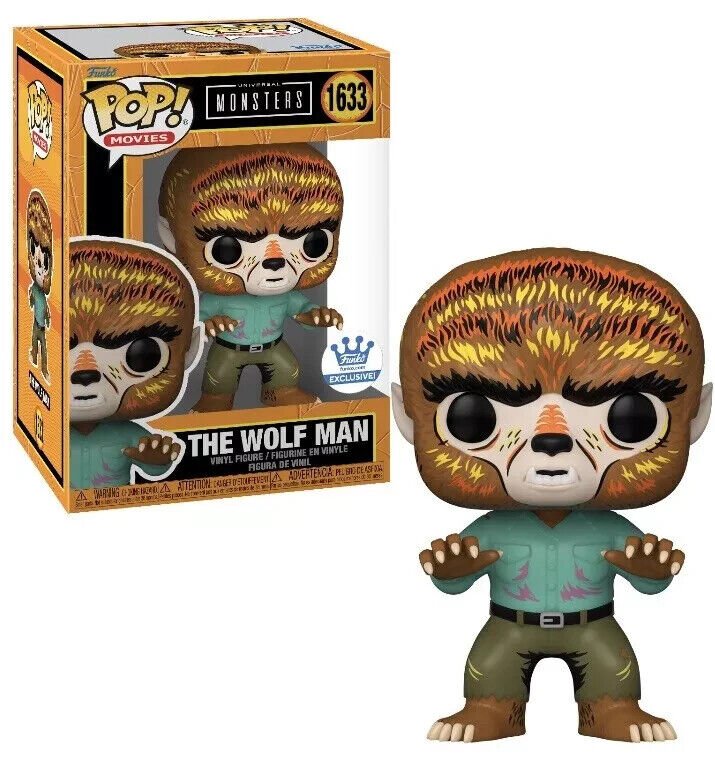 The Wolf Man Deco Funko Pop! Movies Universal Monster - Approx. 4.05" Collectible Vinyl Figure #1633 with Window Display Box (PRE-ORDER)