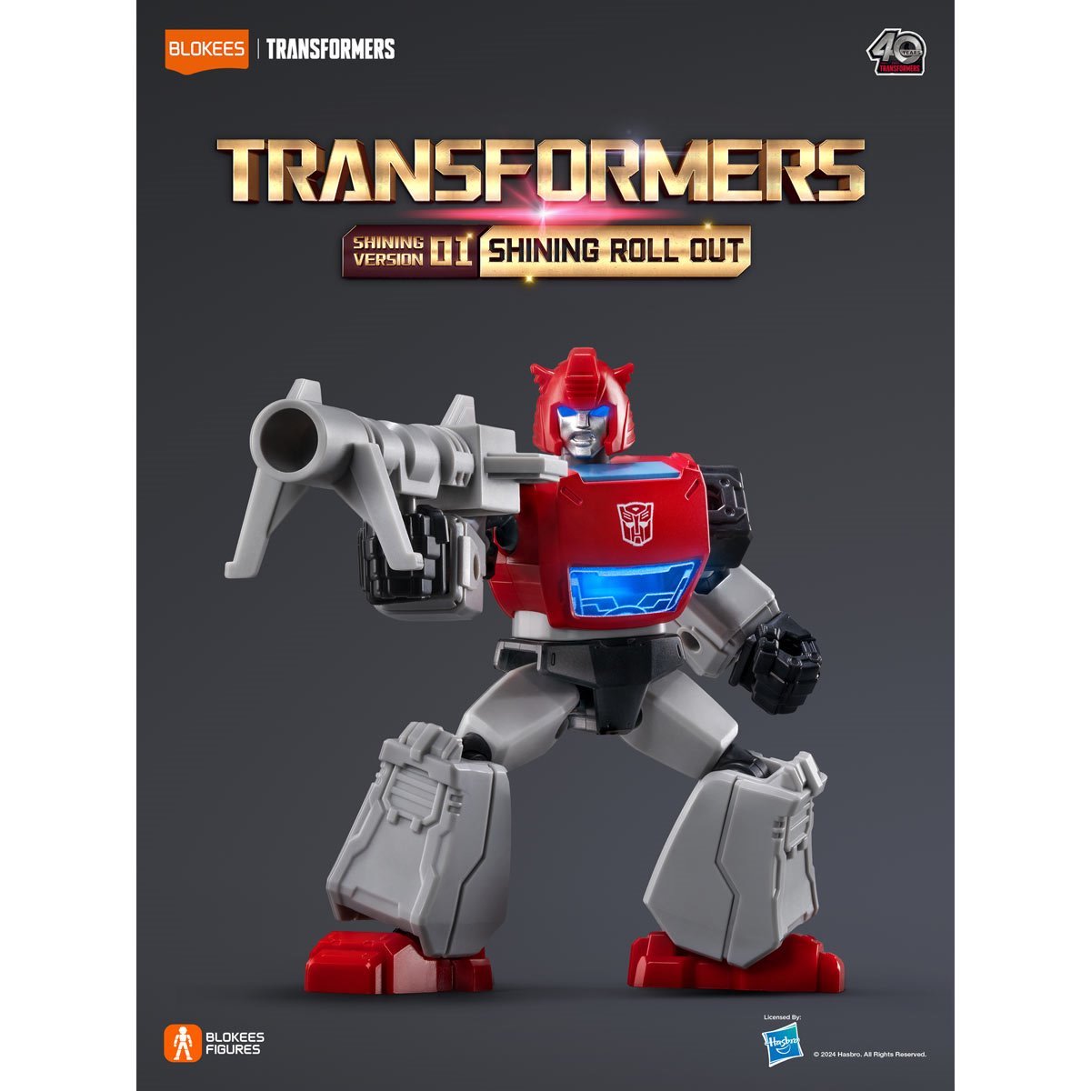 Transformers Shining Version 1 Shining Roll Out Blokees Mini Model Kit PRE-ORDER