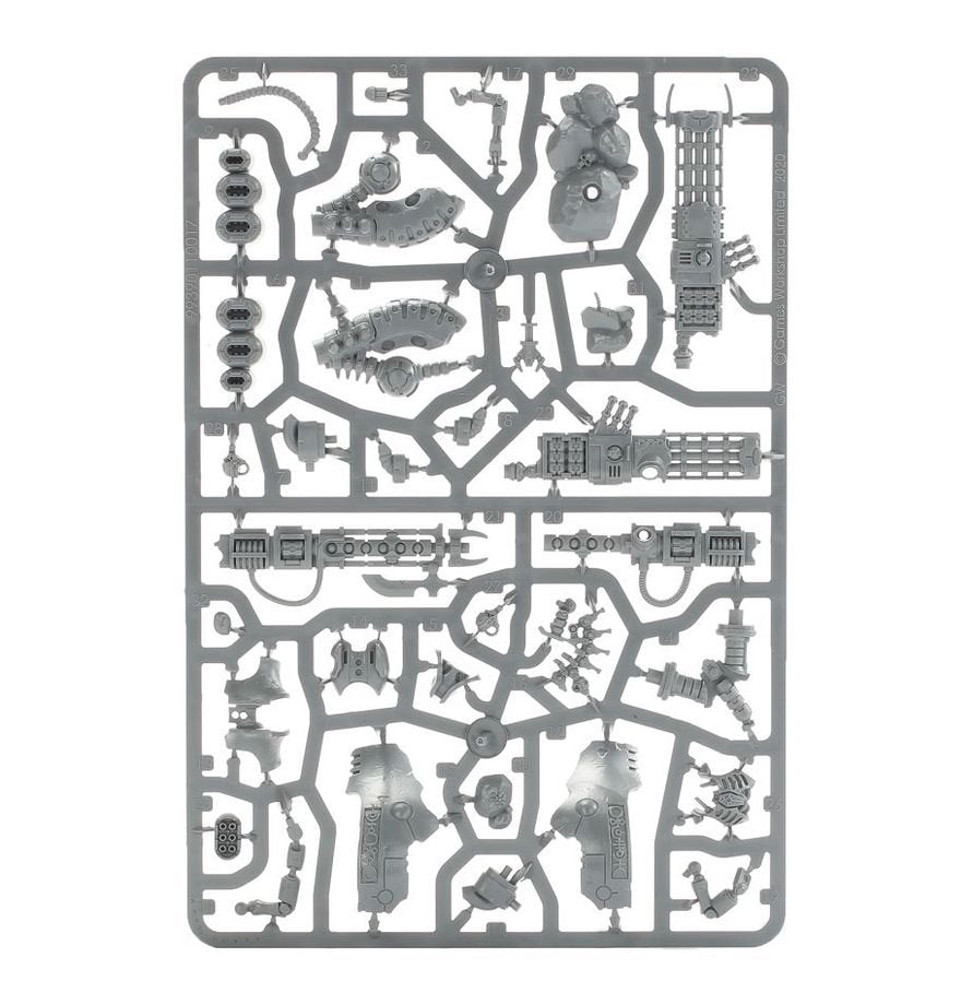 Warhammer 40,000 Necrons Lokhust Heavy Destroyer Push-Fit Miniature Model Kit with Gauss Destructor or Enmitic Exterminator, 60mm Base, Warhammer 40K Necron Army Unit (PRE-ORDER)