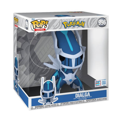 Dialga Funko Pop! Games Pokemon - NYCC 2024 Exclusive - Approx. 10" Collectible Limited Edition Jumbo Vinyl Figure #996 with Window Display Box