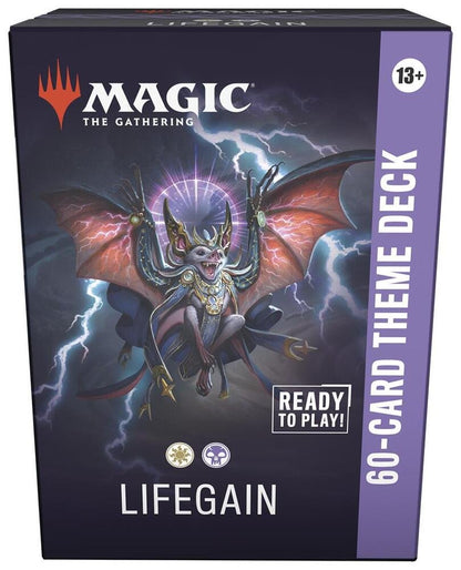 Magic: The Gathering Secrets of Strixhaven Lifegain Theme Deck – 60-Card Prebuilt MTG Deck with 5 Double-Sided Tokens, Deck Box & Strategy Insert (SOS)