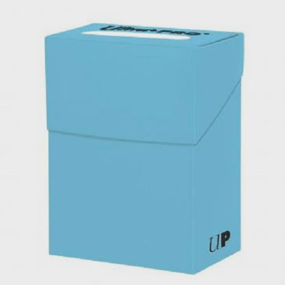 Ultra Pro Deck Box Light Blue – 80+ Card Storage for Pokemon TCG and MTG
