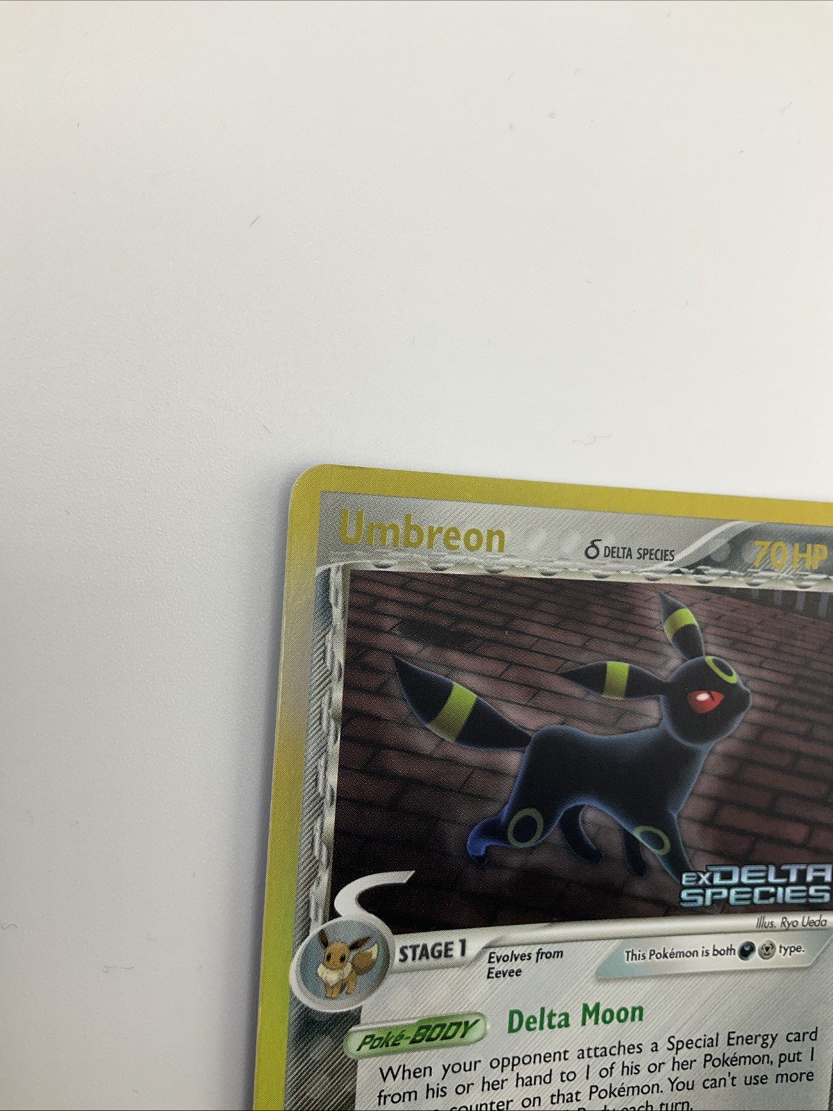 Pokemon Umbreon Reverse Holo Stamped Rare Card 17/113 EX Delta Species NM
