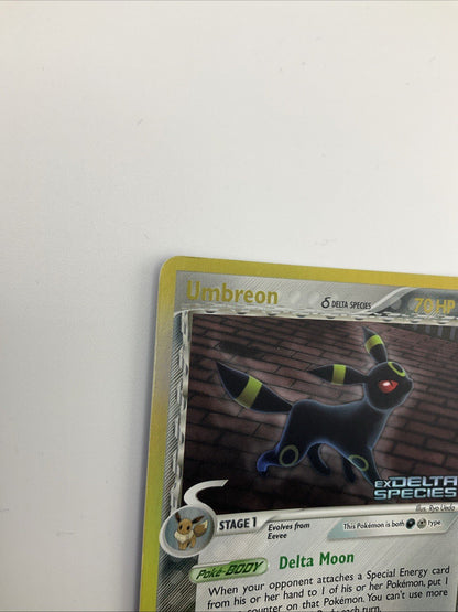 Pokemon Umbreon Reverse Holo Stamped Rare Card 17/113 EX Delta Species NM