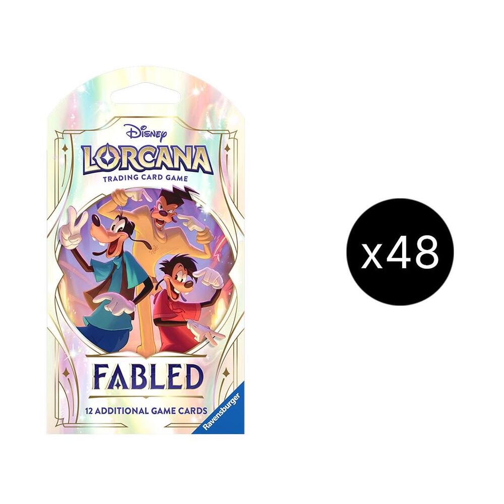 Disney Lorcana TCG: 48 Fabled Sleeved Booster Packs