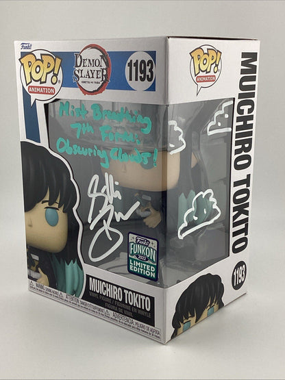 Funko Pop! Muichiro Tokito #1193 - 2022 Funkon LE - Signed By Griffin Burns