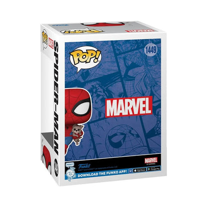 Spider-Man with Sandwich the Dog Funko Pop! Marvel - Approx.4 1/2" Collectible Vinyl Figure #1449 with Display Box Protector Case