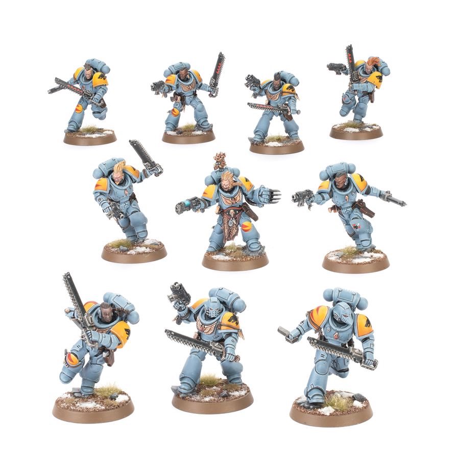Warhammer 40,000 Combat Patrol: Space Wolves – 21 Miniatures Including Wolf Guard Battle Leader, Terminators, Blood Claws & Wulfen