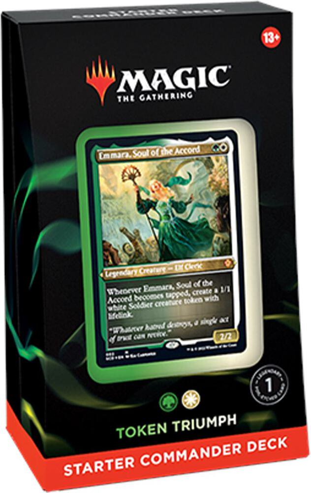 Magic: The Gathering Token Triumph Starter Commander Deck - 100