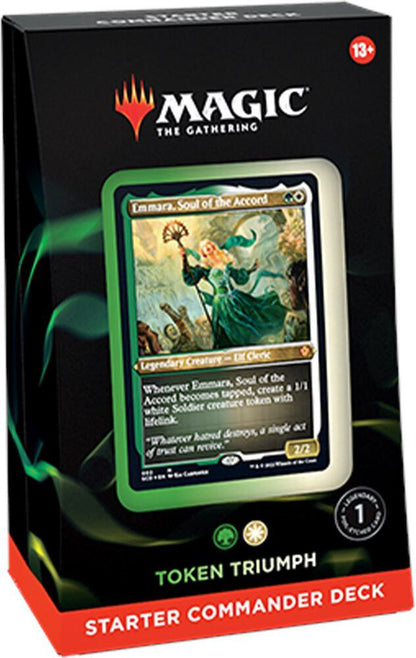 card trader mtg Magic: The Gathering Token Triumph Starter Commander Deck