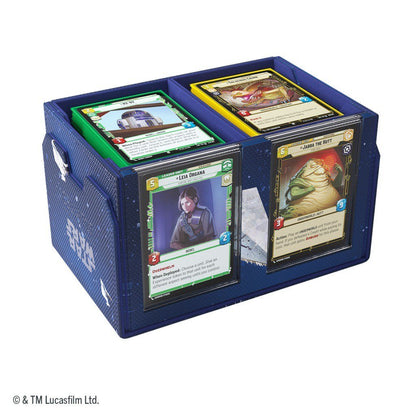 Star Wars Unlimited Double Deck Pod Star Destroyers – Official Premium Deck Box for 2 Double-Sleeved 60-Card Decks, UV-Protected Leader Card Cases, Token Drawers, Magnetic Closure Storage Box (PRE-ORDER)