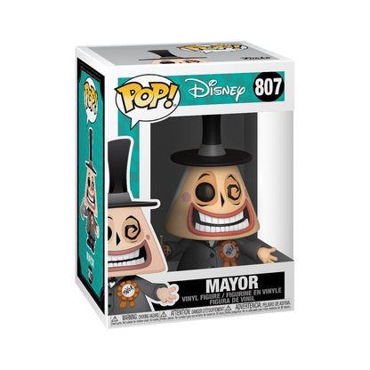 Mayor with Megaphone Funko Pop! Disney: The Nightmare Before Christmas - Approx. 3 3/4" Collectible Vinyl Figure #807 with Display Box Protector Case