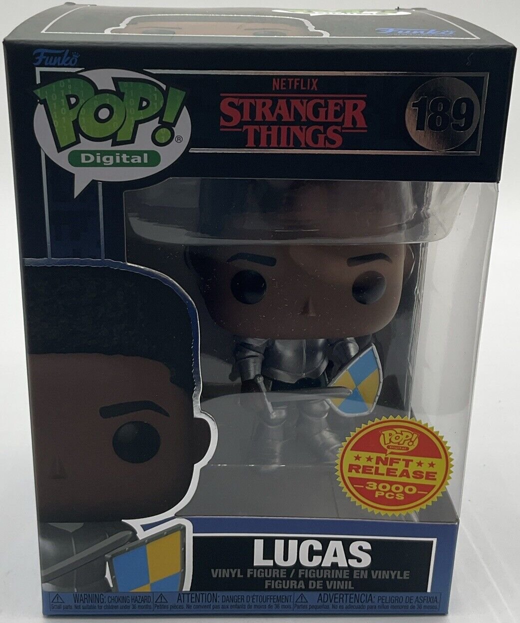 Funko Pop! Vinyl: Stranger Things - Lucas #189 (Digital Pop! Release)