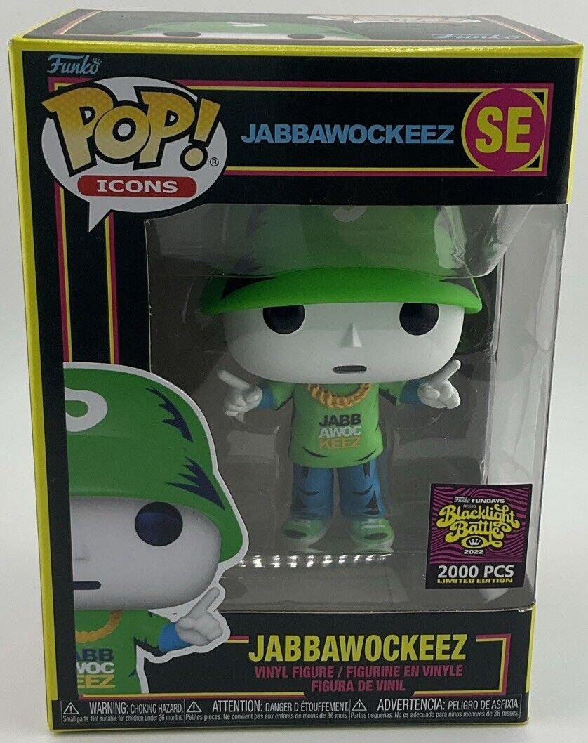Funko Pop 2022 Fundays Jabbawockeez Green Blacklight Battle LE 2000