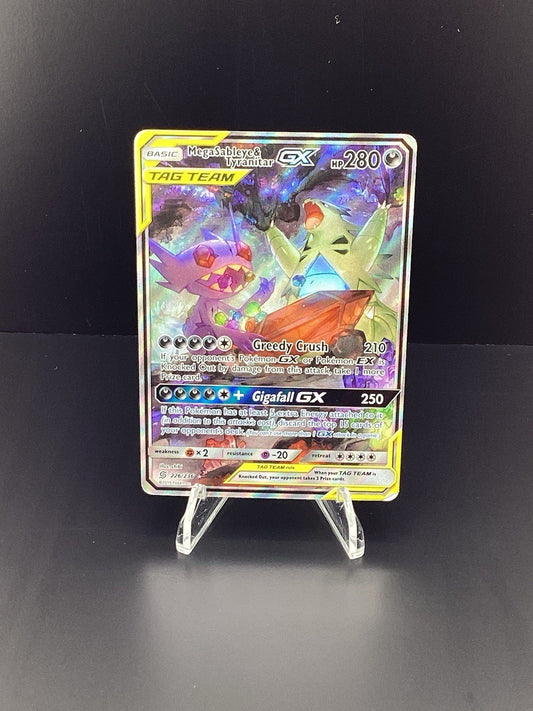 Pokémon TCG Mega Sableye & Tyranitar GX (Alternate Full Art) 226/236 Sm-Unified Minds Holo