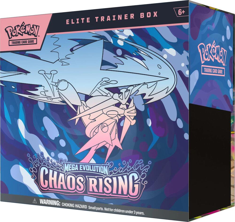 Chaos Rising Mega Evolution Pokemon Elite Trainer Box Chaos Rising Mega Evolution Pokemon Elite Trainer Box