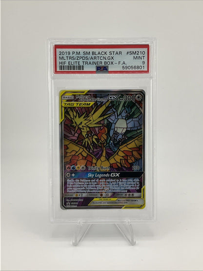 Pokemon TCG MLTRS/ZPDS/ARTCN.GX SM Black Star Promo SM210 PSA9