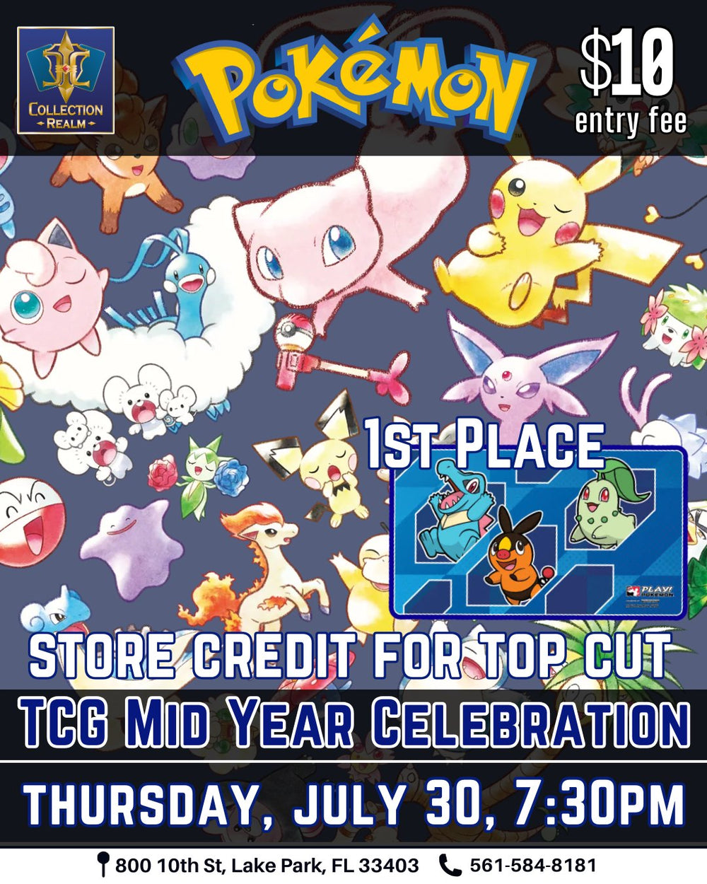 Pokémon TCG Tournament – July 30, 2026 (Thursday 7:30 PM)