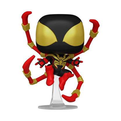 Miles Morales Iron Spider Funko Pop! Marvel Spider-Man Comics - Approx. 4 1/2" Collectible Vinyl Figure #1448 in Window Display Box