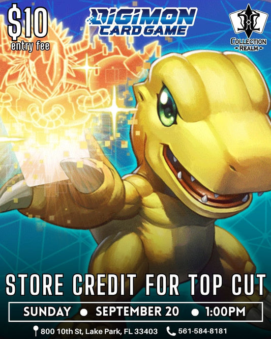 Digimon TCG Tournament — Sunday 1:00PM, September 20