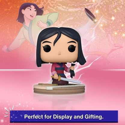 Mulan Funko Pop! Disney Ultimate Princess - Approx. 3 1/2" Collectible Vinyl Figure #1020 with Display Box Protector Case