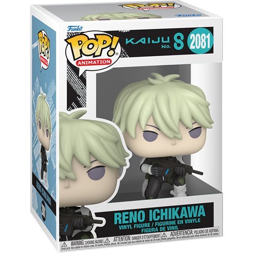 Kaiju No. 8 Funko Pop! Animation - Set of 4 (Kaiju No.8 #2079, Kafka Hibino #2080, Reno Ichikawa #2081, and Kikoru Shinomiya #2082) Collectible Vinyl Figures