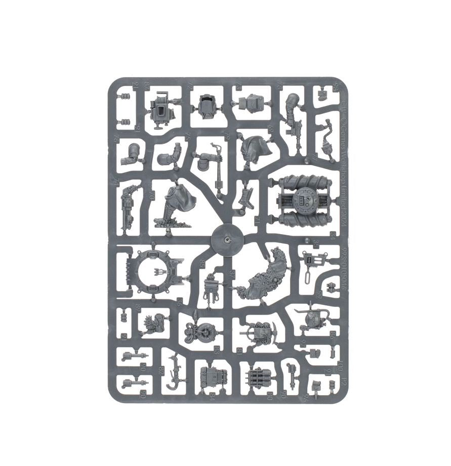 Warhammer 40,000 Astra Militarum Death Korps of Krieg Combat Engineers Set – 5+1 Plastic Miniatures Kit with Customisable Weapons, Remote Mine, Transfer Sheet, Citadel Bases (PRE-ORDER)