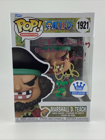 Funko Pop! One Piece - Marshall D. Teach - Funko Excl Signed Chris R #1921