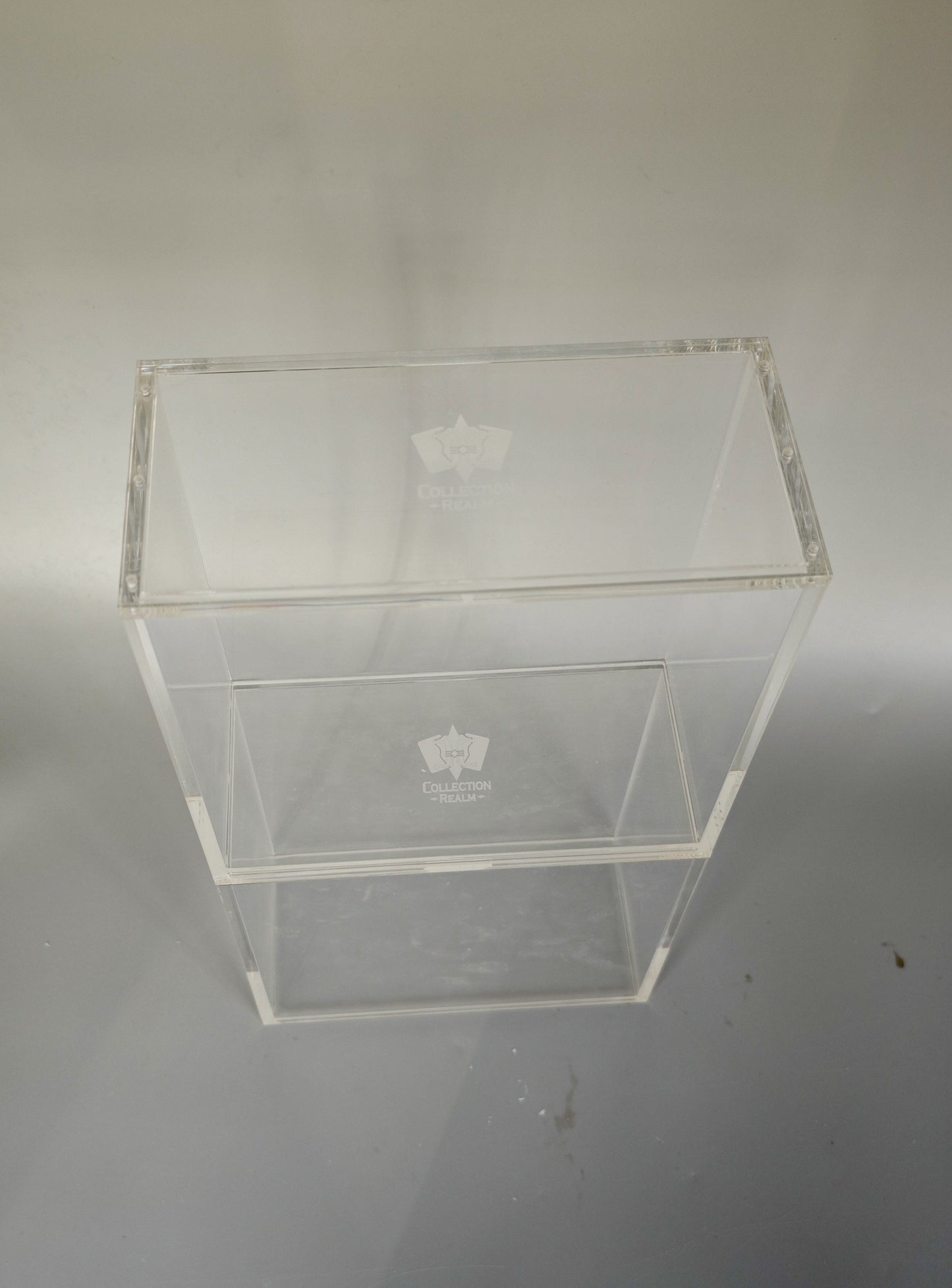 Collection Realm Elite Trainer Box Acrylic Display Case – Stackable ETB Case Protector with Magnetic Lid, UV Protection, Clear Acrylic Display for Elite Trainer Boxes (PRE-ORDER APRIL 2026)