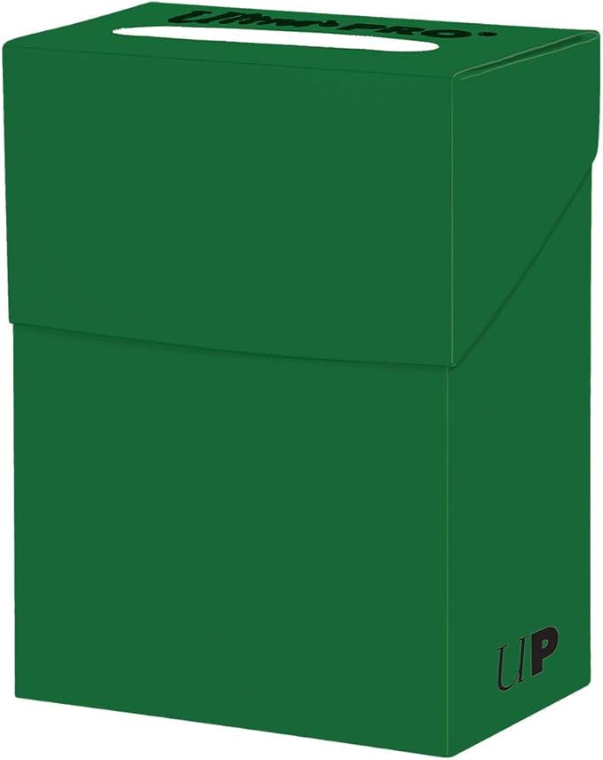 Ultra Pro Deck Box Green – 80+ Card Storage for Pokemon TCG and MTG