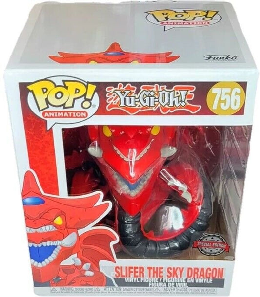Funko Pop! Yu-Gi-Oh! Slifer The Sky Dragon #756 Special Edition Exclusive 6" Pop