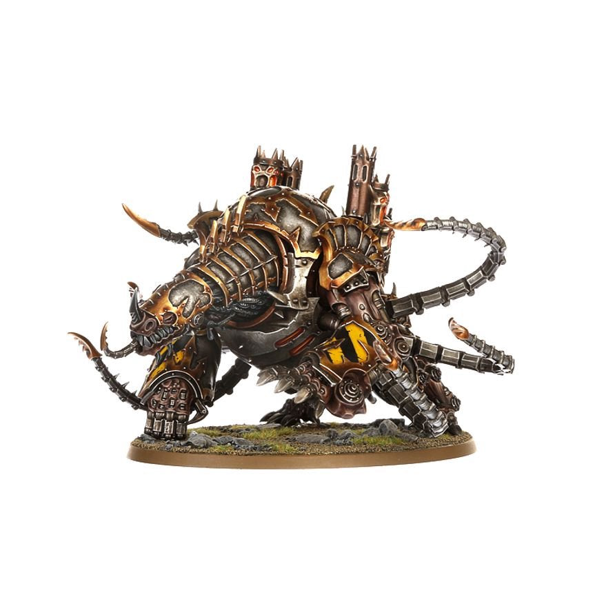 Warhammer 40K Chaos Space Marines Forgefiend Miniature Kit – Buildable Daemon Engine for Chaos Space Marines, World Eaters & Thousand Sons – Plastic Warhammer 40,000 Model Kit