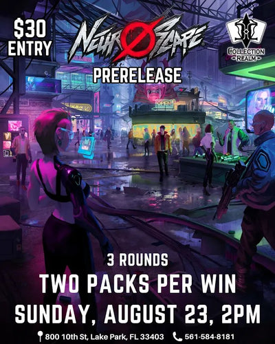 Neuroscape TCG Prerelease – August 23, 2026 (Sunday 2:00 PM)