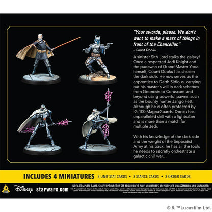 Star Wars: Shatterpoint Twice the Pride: Count Dooku Squad Pack