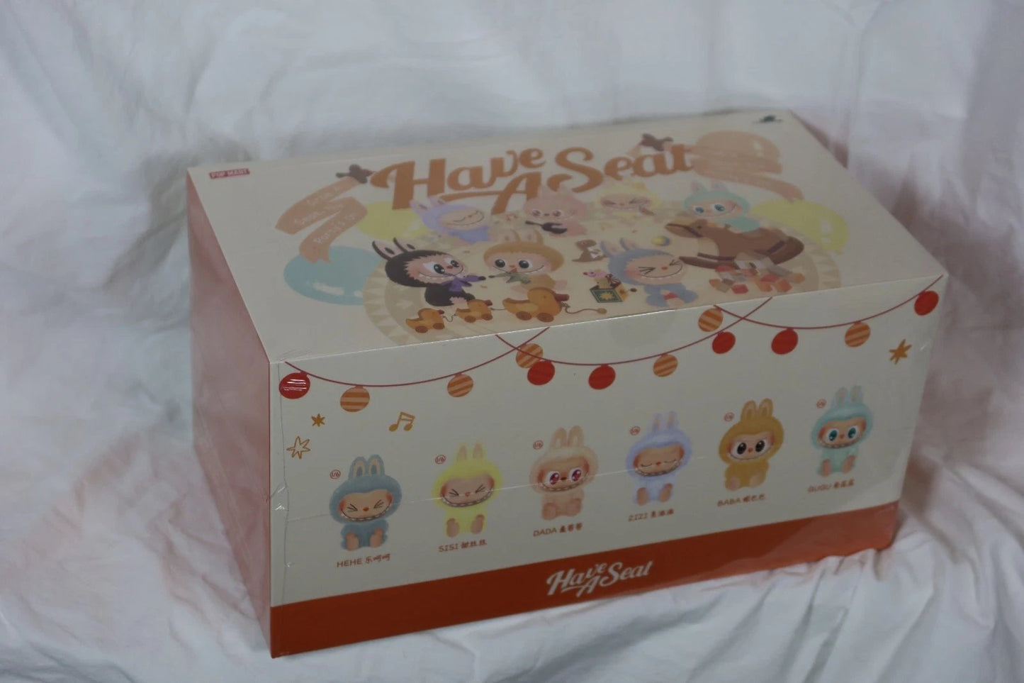 POP MART Labubu The Monsters Have a Seat Vinyl Plush Sealed Case (6 Blind Boxes)