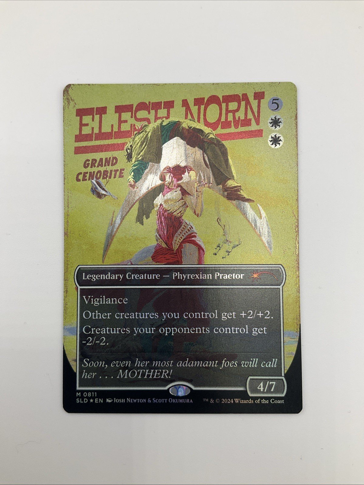 MTG Elesh Norn, Grand Cenobite (0811) (Rainbow Foil) Secret Lair Drop Foil