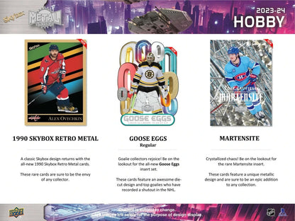 2023/24 Upper Deck Skybox Metal Universe Hockey Hobby Box – NHL Trading Cards, Hockey Card Collecting, Sports Collectibles