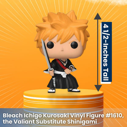 Ichigo Kurosaki Funko Pop! Animation Bleach - Vinyl Figure #1610 with Window Display Box