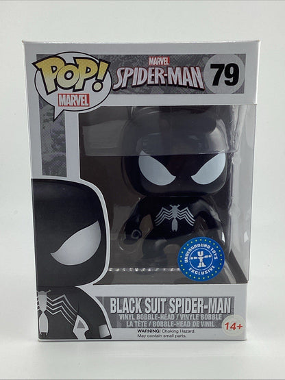 Funko Pop! Vinyl: Marvel - Spider-Man - (Black Suit) Underground Toys #79