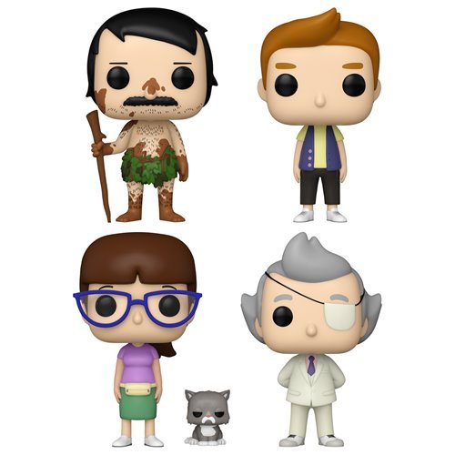 Bob's Burgers Wave 3 Funko Pop! Animation - Set of 4 (Jimmy Jr #2171, Gayle with Mr Business #2170, Calvin Fischoeder #2169, and Bob Belcher #2168) Collectible Vinyl Figures - Estimated Arrival: Nov. 2025 (PRE-SALE)