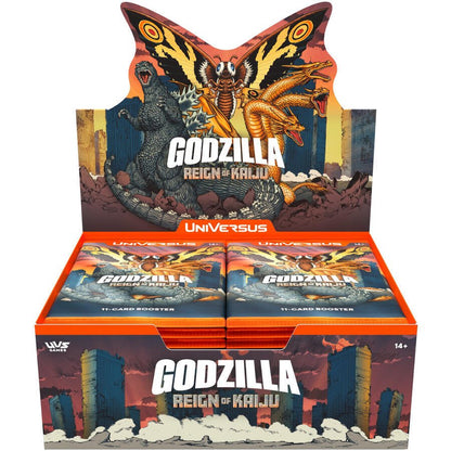 UniVersus: Godzilla - Reign Of Kaiju Booster Box 2026 | TCG Collectible Card Game Booster Packs for Deck Building & Trading Cards