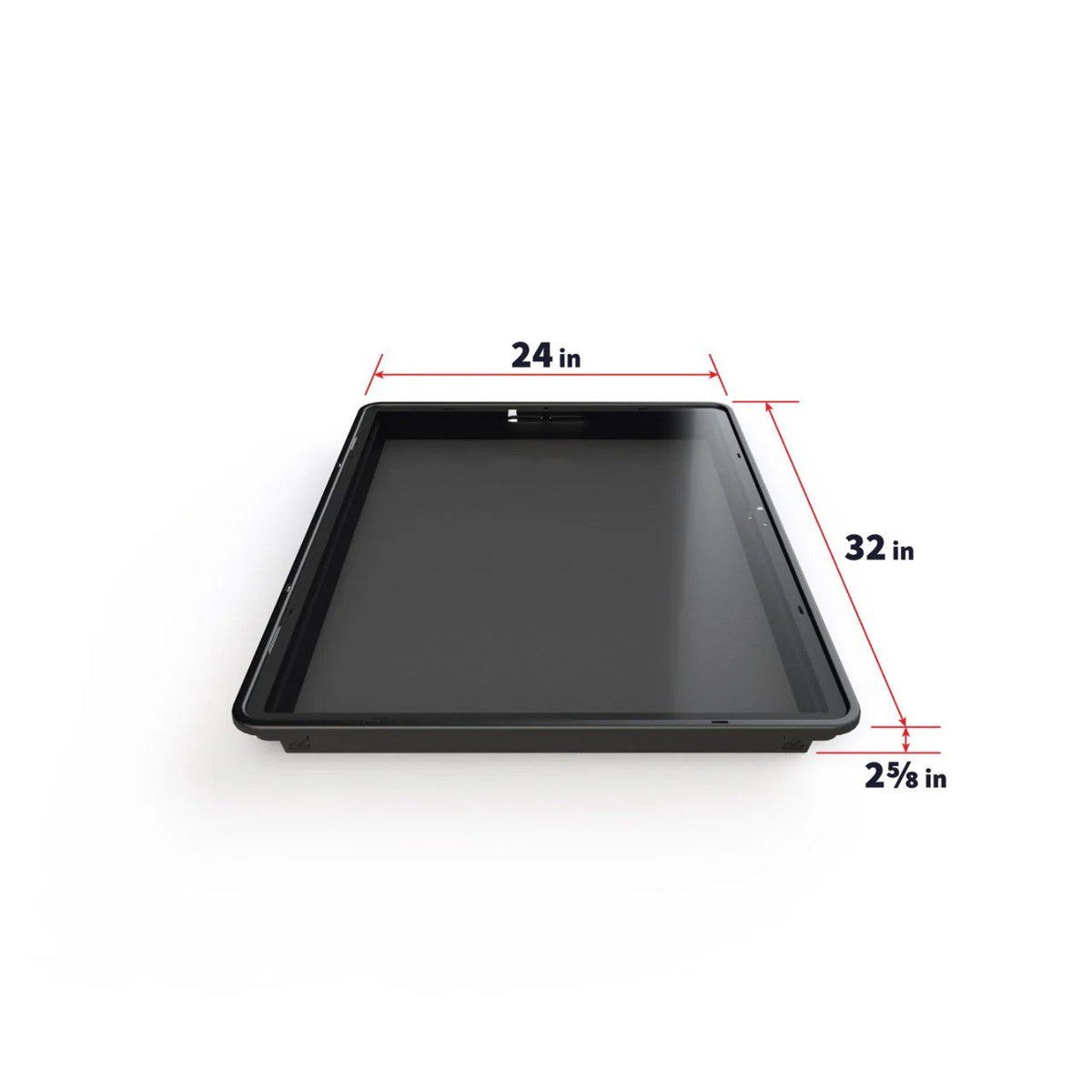 Zion Cases Horizontal Display Case with Riser, Tabletop Showcase with 1/4" Crystal Clear Acrylic Lid, Durable PP Basin, Collectible Display Case for Sports Cards, Coins, Jewelry & Memorabilia (PRE-ORDER)