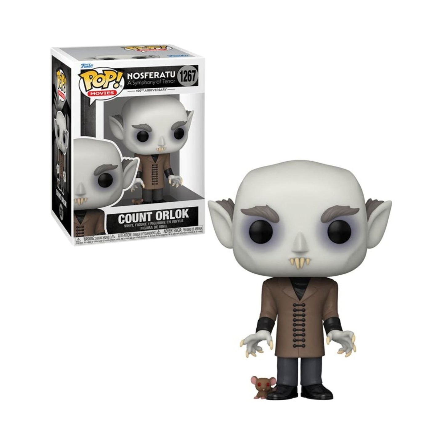 Count Orlok Funko Pop! Movies: Nosferatu A Symphony of Terror - Horror Collectible Vinyl Figure #1267 with Window Display Box